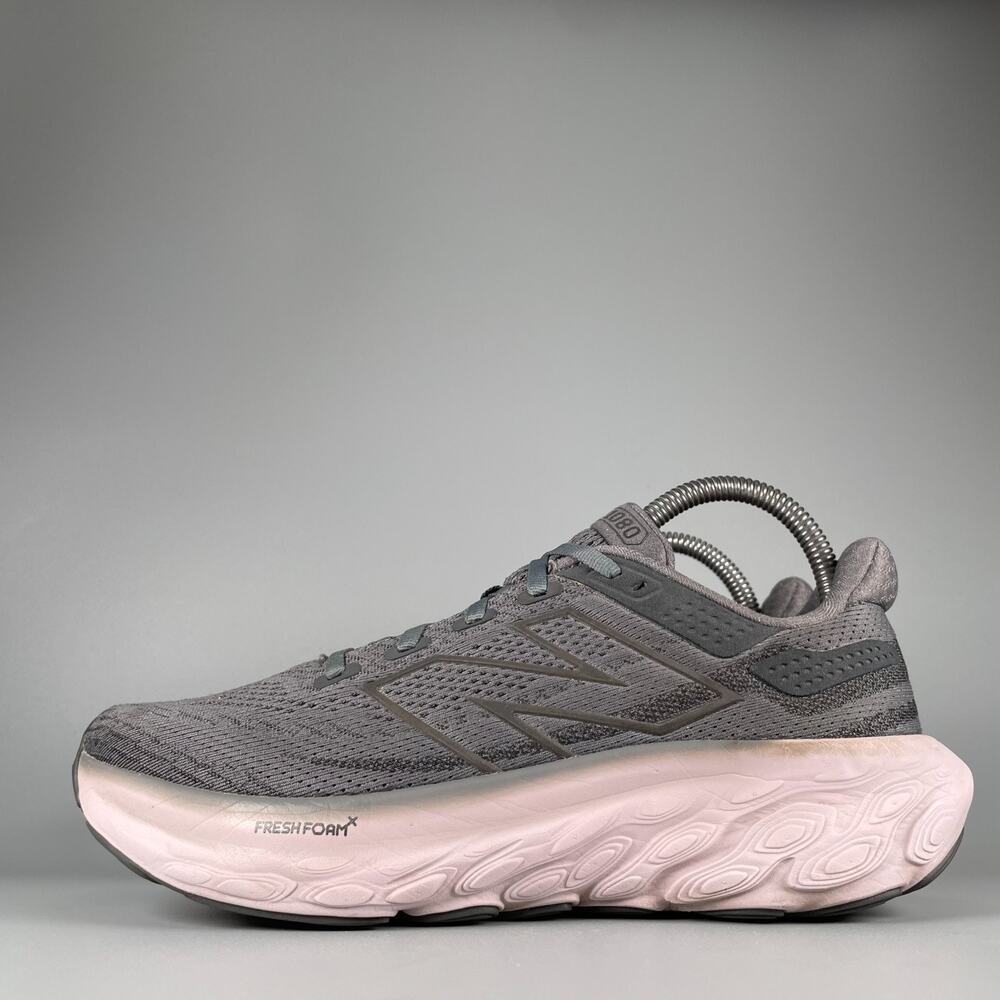 New Balance Fresh Foam X 1080v13 Women's 8.5 Gray Pink Running Shoes Sneaker GUC